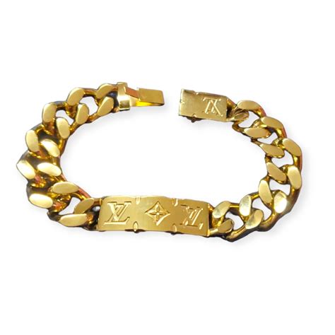 louis vuitton chain link bracelet